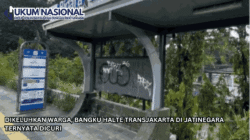 Dikeluhkan Warga, Bangku Halte Transjakarta di Jatinegara Ternyata Dicuri