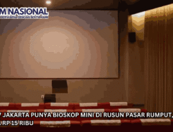 Pemprov Jakarta Punya Bioskop Mini di Rusun Pasar Rumput, Tiketnya Rp 15 Ribu