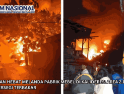 Kebakaran Hebat Melanda Pabrik Mebel di Kalideres: Area 2.100 Meter Persegi Terbakar
