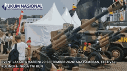 Event Jakarta Hari Ini 20 September 2026: Ada Pameran, Festival, Kuliner hingga TNI Run