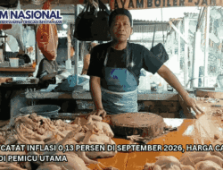 Jakarta Catat Inflasi 0,13 Persen di September 2026, Harga Cabai dan Ayam Jadi Pemicu Utama